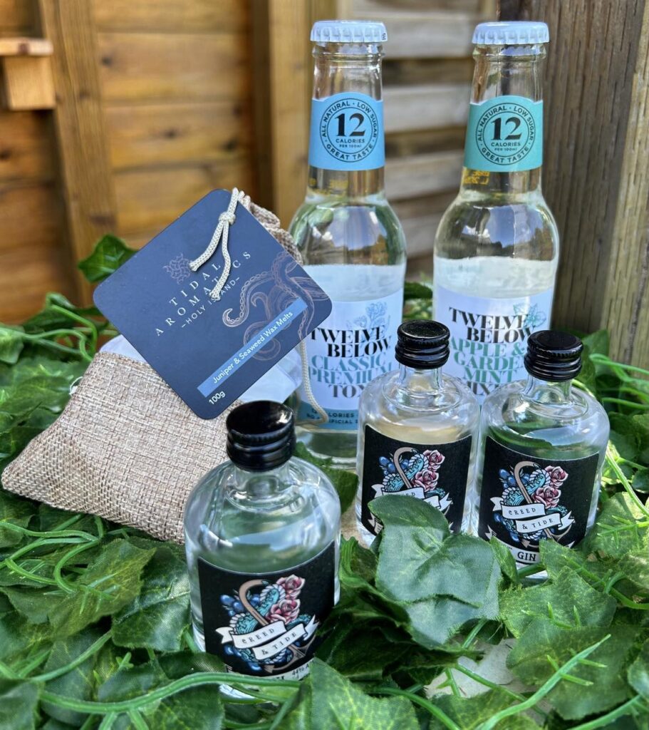 Creed & Tide Gin and Wax Melts Gift Box Spirit Sisters